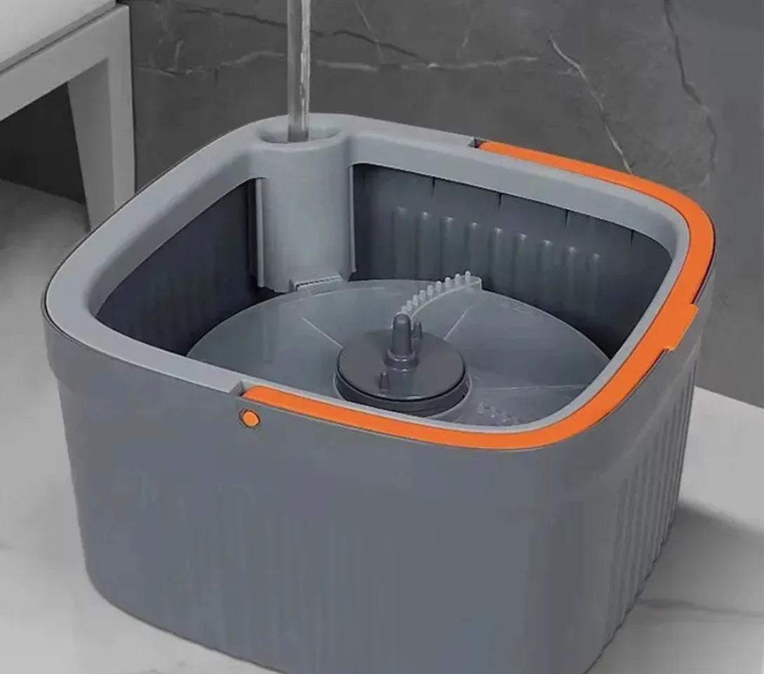 Mopa 360° con Balde Separador de Agua Limpia y Sucia