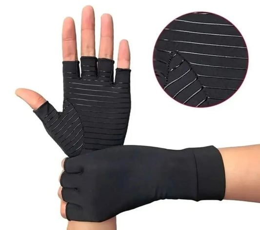 Par de Guantes Compresión HABITA · Cobre Infundido