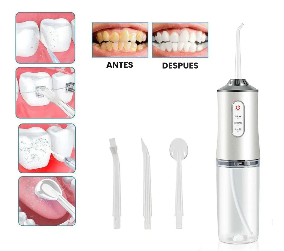 Irrigador Bucal Portátil® · USB Recargable